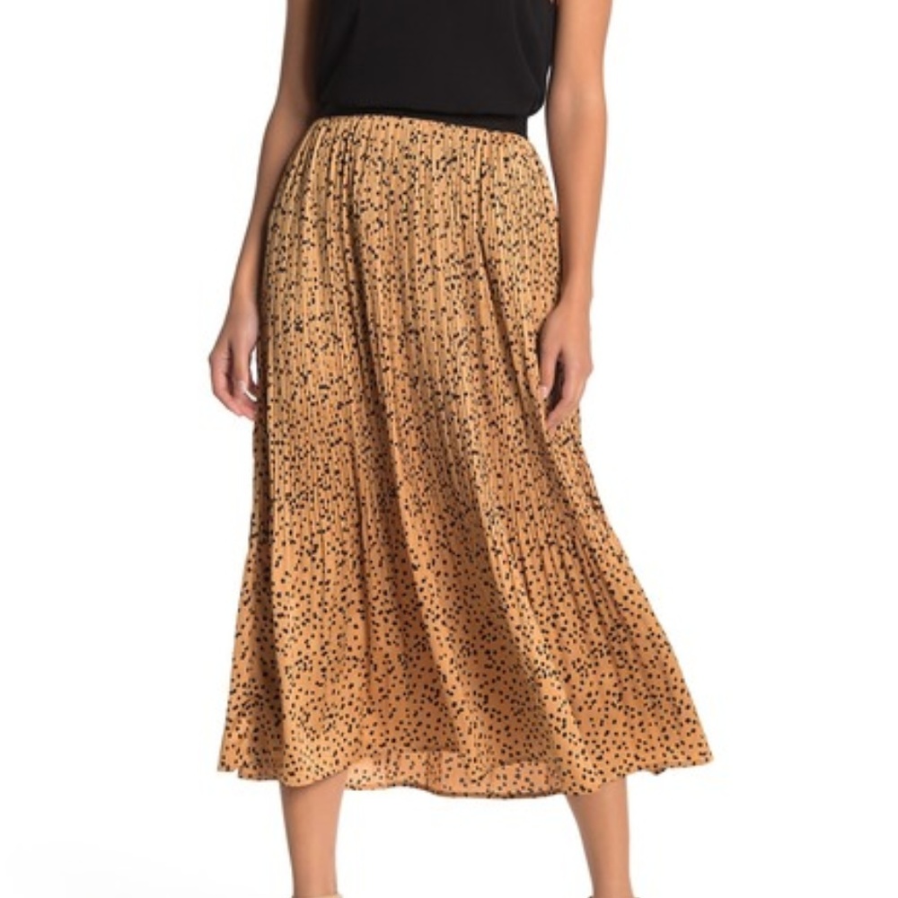 🧡 CODEXMODE Pleated Midi Skirt